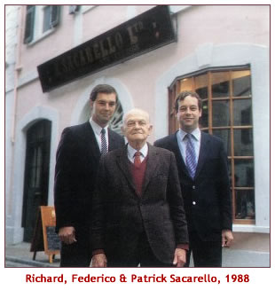 Richard, Federico and Patrick Sacarello circa 1988